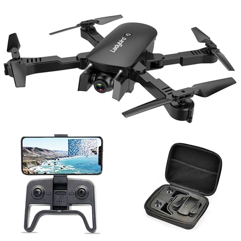 Профессиональная 4K двойная камера Квадрокоптер WiFi fpv HD камера слежение за мной RC Квадрокоптер складной селфи живое видео высота Удержание авто возврат