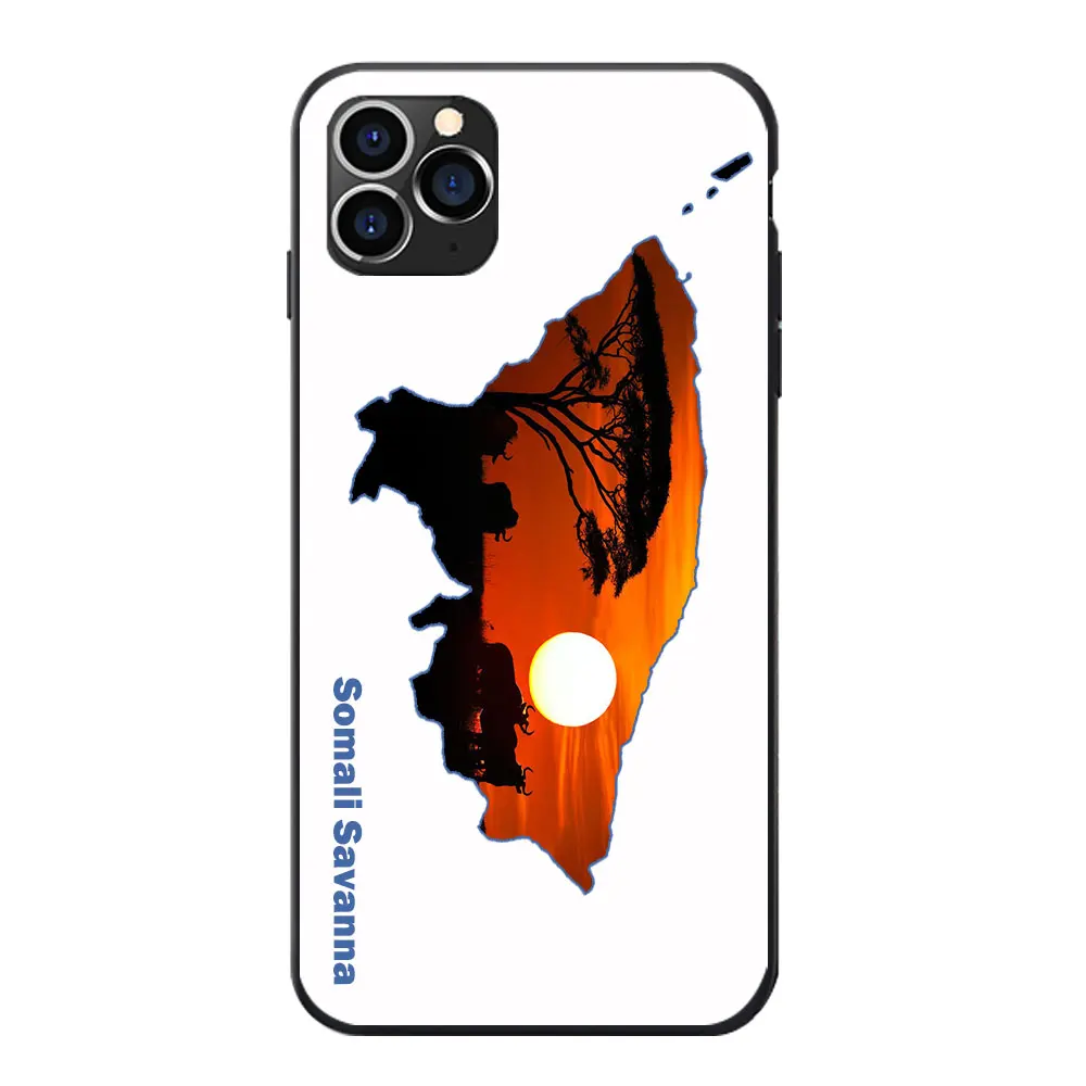 Мягкие чехлы для телефонов из ТПУ Huawei Maimang Nova 2 3 4 5 6 8 I S Pro Plus Сомалийская Саванна