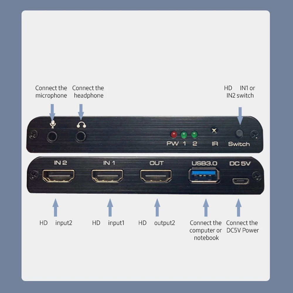 NK-X6   4K 1080P HDMI-  USB3.0 HDMI-   2--1    XBOX/