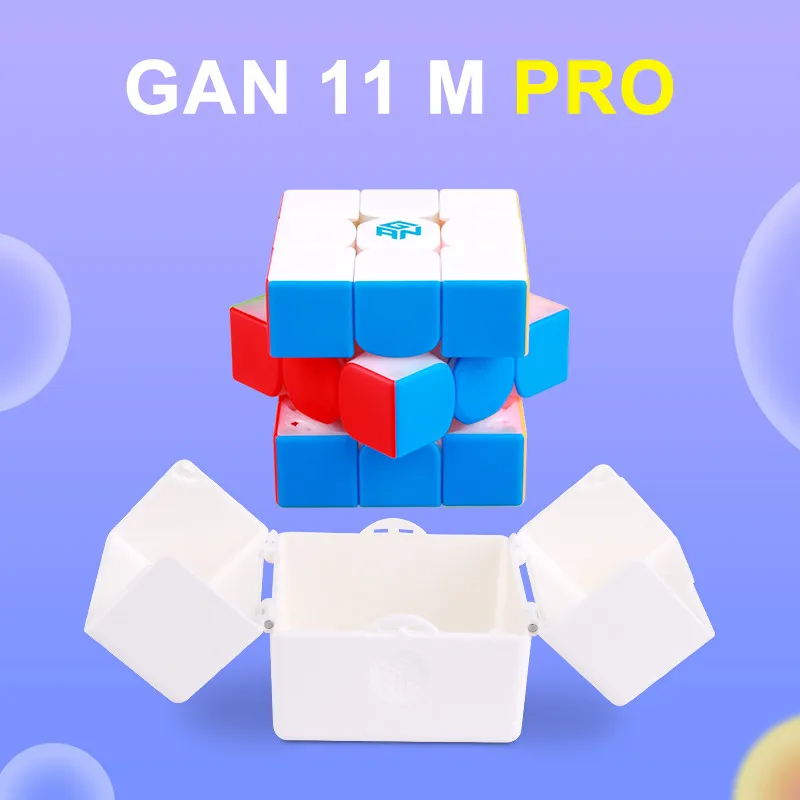 Cubo de velocidad magn&eacute;tico GAN11 M Pro para ni&ntilde;os, rompecabezas profesional GAN 11 M Pro, 3x3x3, cubos-1