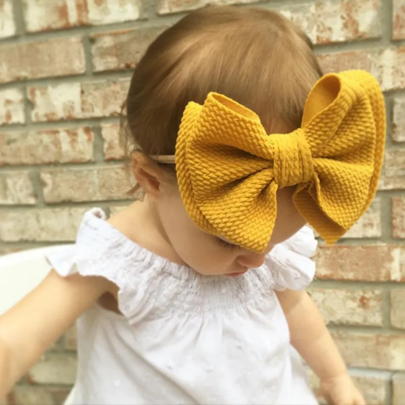1 PC Infant Baby Girl Cute Bow Headband Newborn Headwear Headdress Hair Band 14 Colors | Аксессуары для одежды