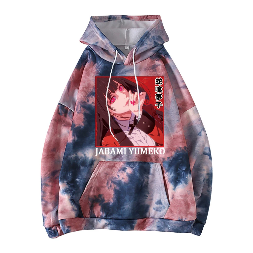 

Худи Yumeko Jabami Kakegurui, пуловер для женщин и мужчин, свободные топы, Топ с длинным рукавом