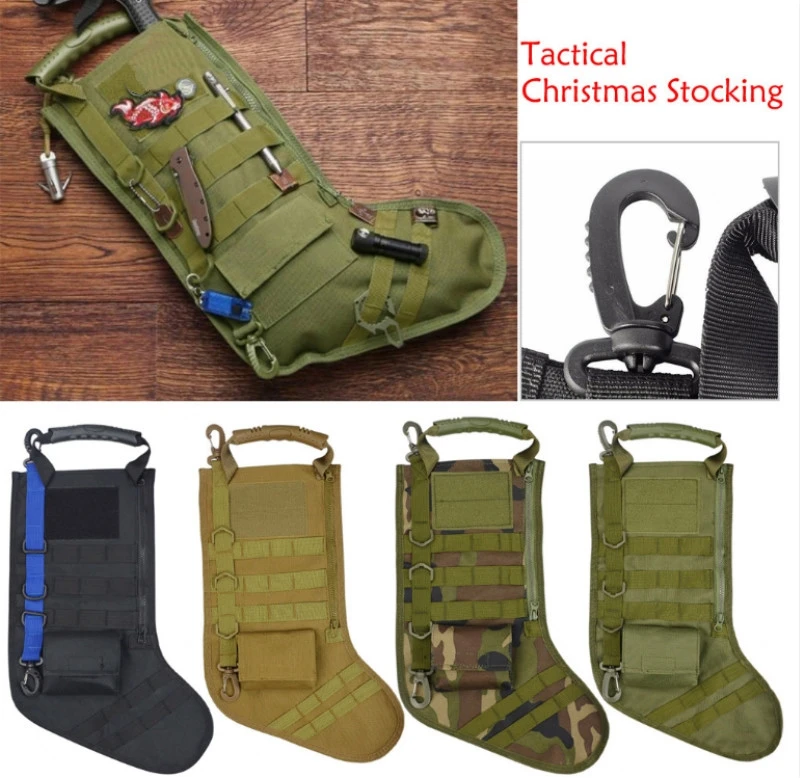 

Hanging Tactical Molle Christmas Stocking Bag Dump Drop Pouch Utility Storage Bag Military Combat Hunting Magazine Pouches New
