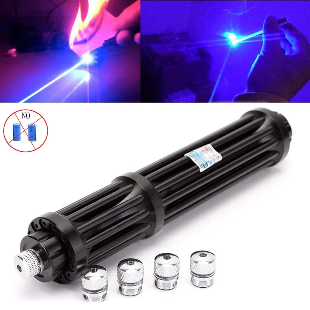 Мощная Синяя лазерная указка военная 450 нм | Спорт и развлечения