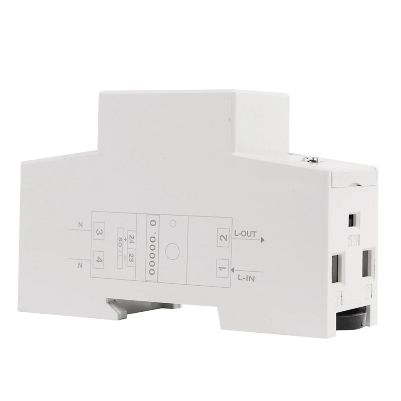 

DDS015M 230V Power Watt Meter w Reset Voltage Ampere Electric Consumption 5(80A)