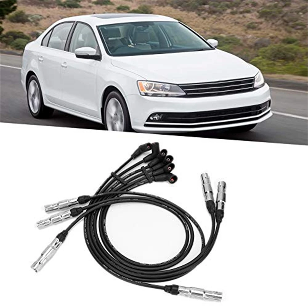 Денсо Запальные свечи Iridium Power Вилки Bosch провод 021998031 Замена для VW Jetta Golf (99-03) V6 2.8L 12v