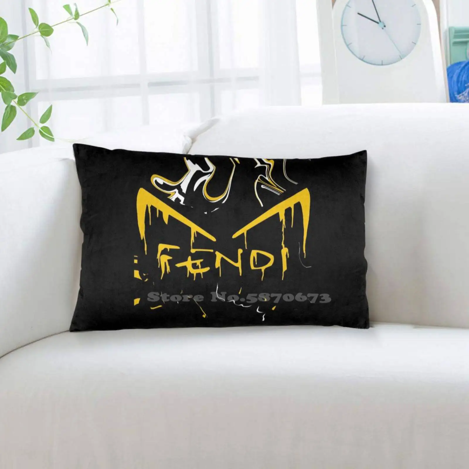 Декоративная прямоугольная наволочка для капельного комната Модный чехол