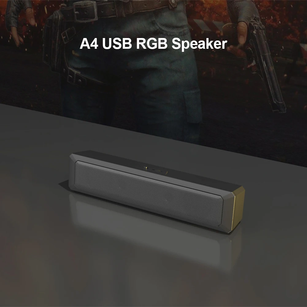 A4 объемный звук FM-радио CD-плеер 6 Вт USB Проводная звуковая панель домашний