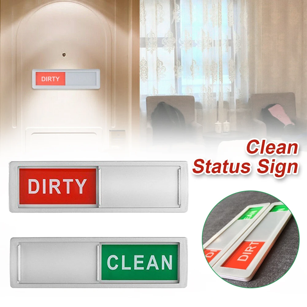 

Room Cleaning Tips Cleanliness Signs Hotel Magnetic Signs Acrylic Dishwasher Magnet Clean Dirty Sign Home Room Decoration
