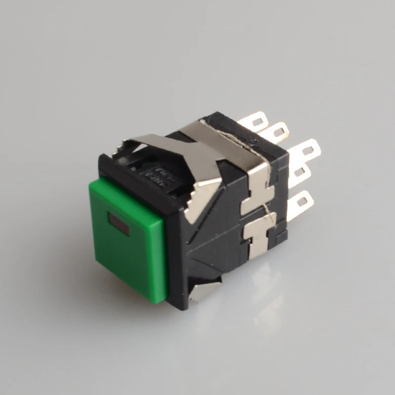 Пластиковый квадратный светодиодный переключатель  KD2-22