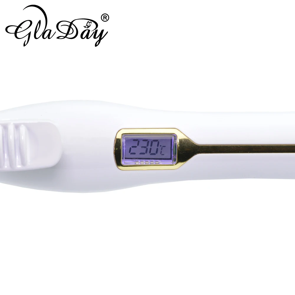 Щипцы для завивки волос с ЖК дисплеем 38 мм|Щипцы завивки| |