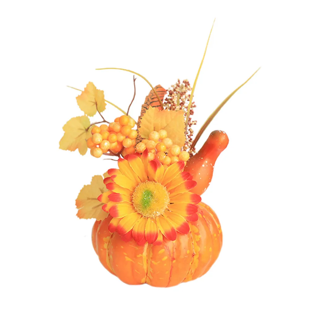 

Hot new Halloween party pumpkin decoration artificial plant DIY props Thanksgiving harvest festival realistic home decoration