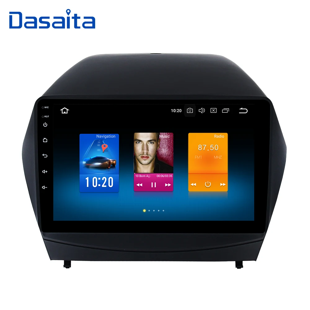 Dasaita " Android 9,0 Автомобильный gps радио плеер для hyundai IX35 2009- с восьмиядерным 4 Гб+ 32 ГБ авто стерео Мультимедиа