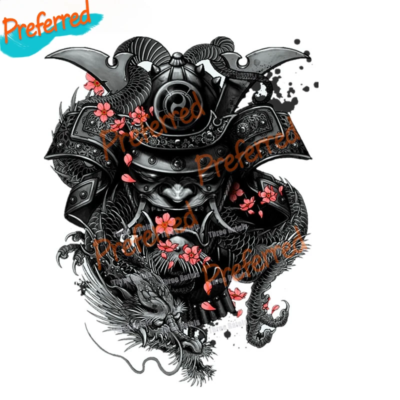 

Samurai Demon Funny Decal Motocross Racing Laptop Helmet Trunk Wall Vinyl Car Sticker Die Cutting Waterproof PVC