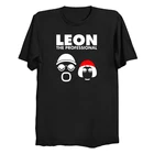 Хлопковая футболка с надписью Lyons The Killer Is Not Too Cold, футболка Leon Matilda of футболка для любителей вина, одежда с коротким рукавом вокруг футболки