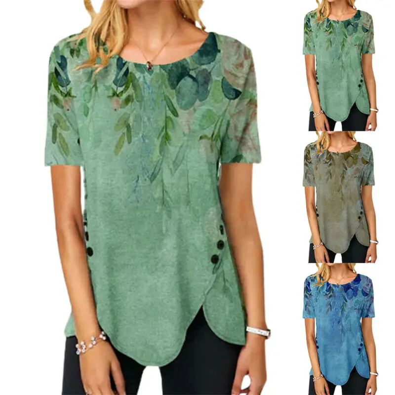 Женская футболка с коротким рукавом Футболка Леди круглый вырез На каждый день