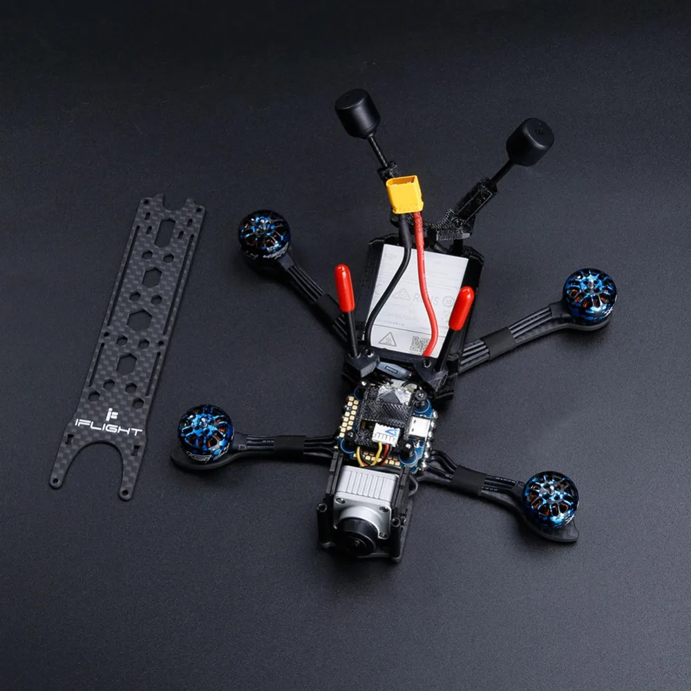 IFlight DC3 3 дюйма 144 мм HD Quad BNF с DJI цифровой HD FPV воздушный блок/XING 1404 4600KV мотор/HQ 3x3x3 Пропеллер для FPV Фристайл