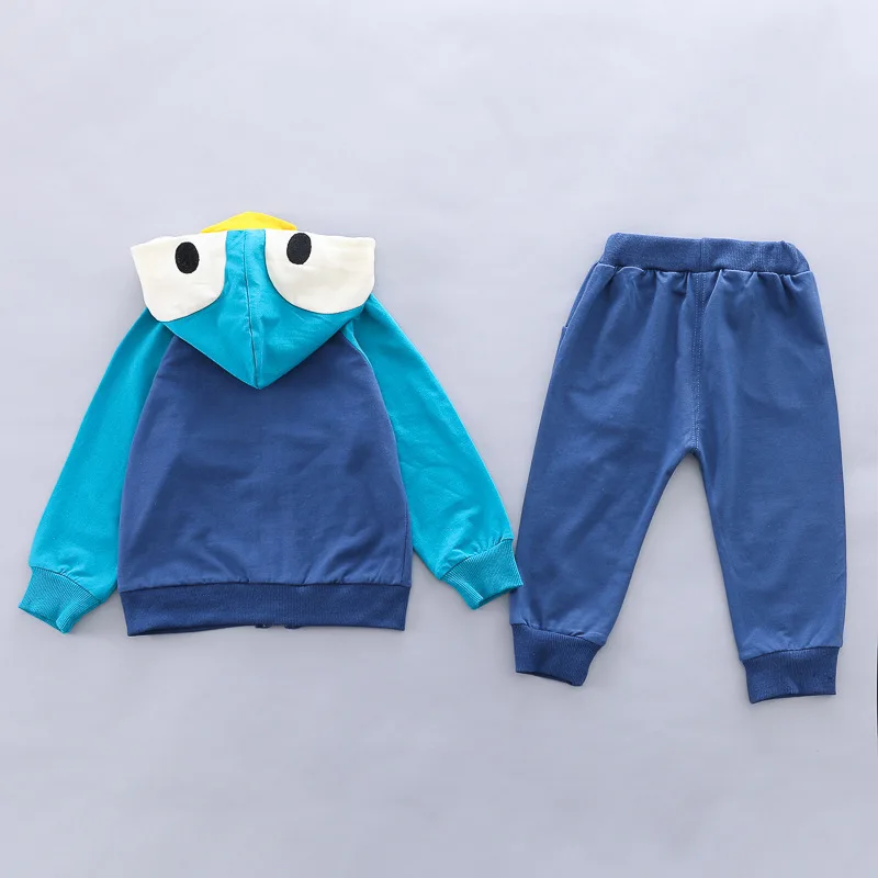 2019 Toddler Boys Clothes Suits Autumn Infant Clothing Sets Baby Penguin Coats T Shirt Pants Kids Child Costume | Детская одежда и