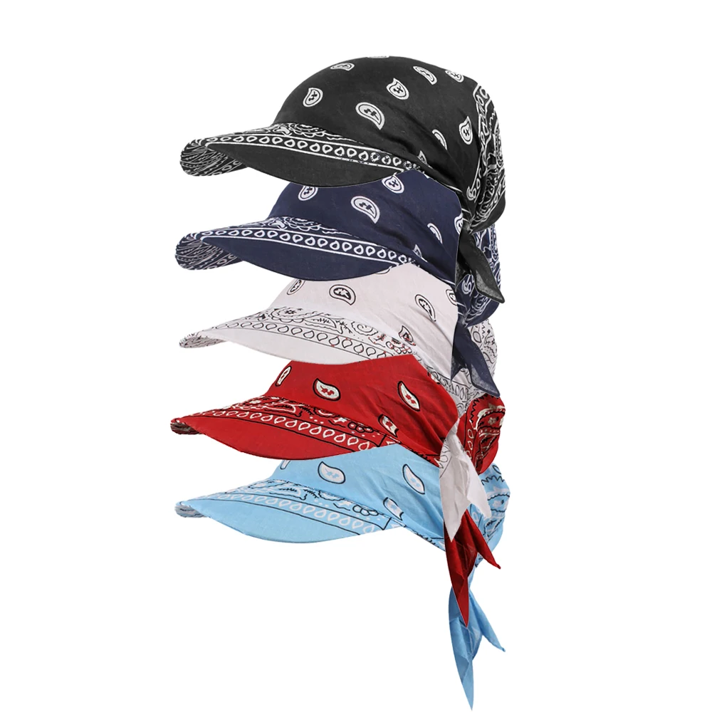 Женский хлопковый головной убор с цветочным принтом шляпа козырьком и широкими