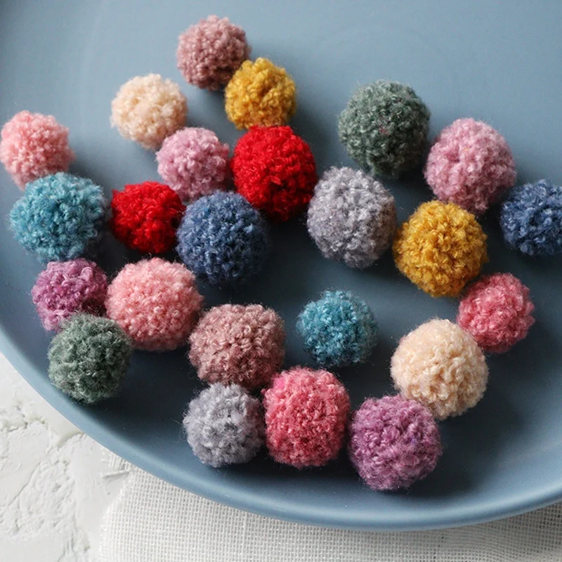 50 шт Многоцветный помпон орнамент DIY серьги материал для изготовления ювелирных