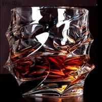 whisky square glass household square crystal glass bar beer water and party wedding glasses gifts beverage tools