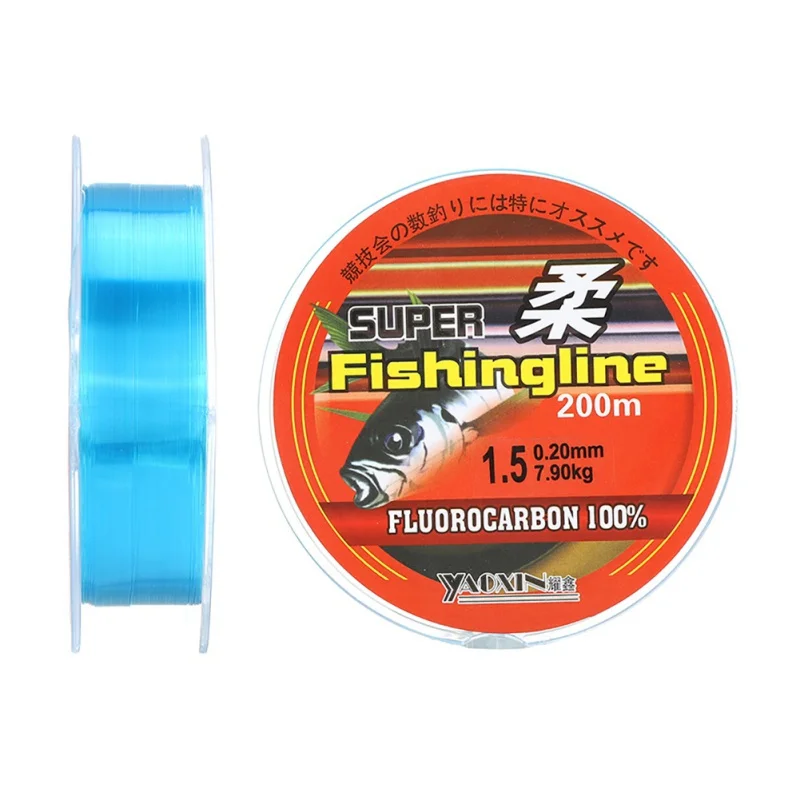

200M nylon fishing line fluorocarbon coated monofilament fishing leader line carp fishing line fishing accessories