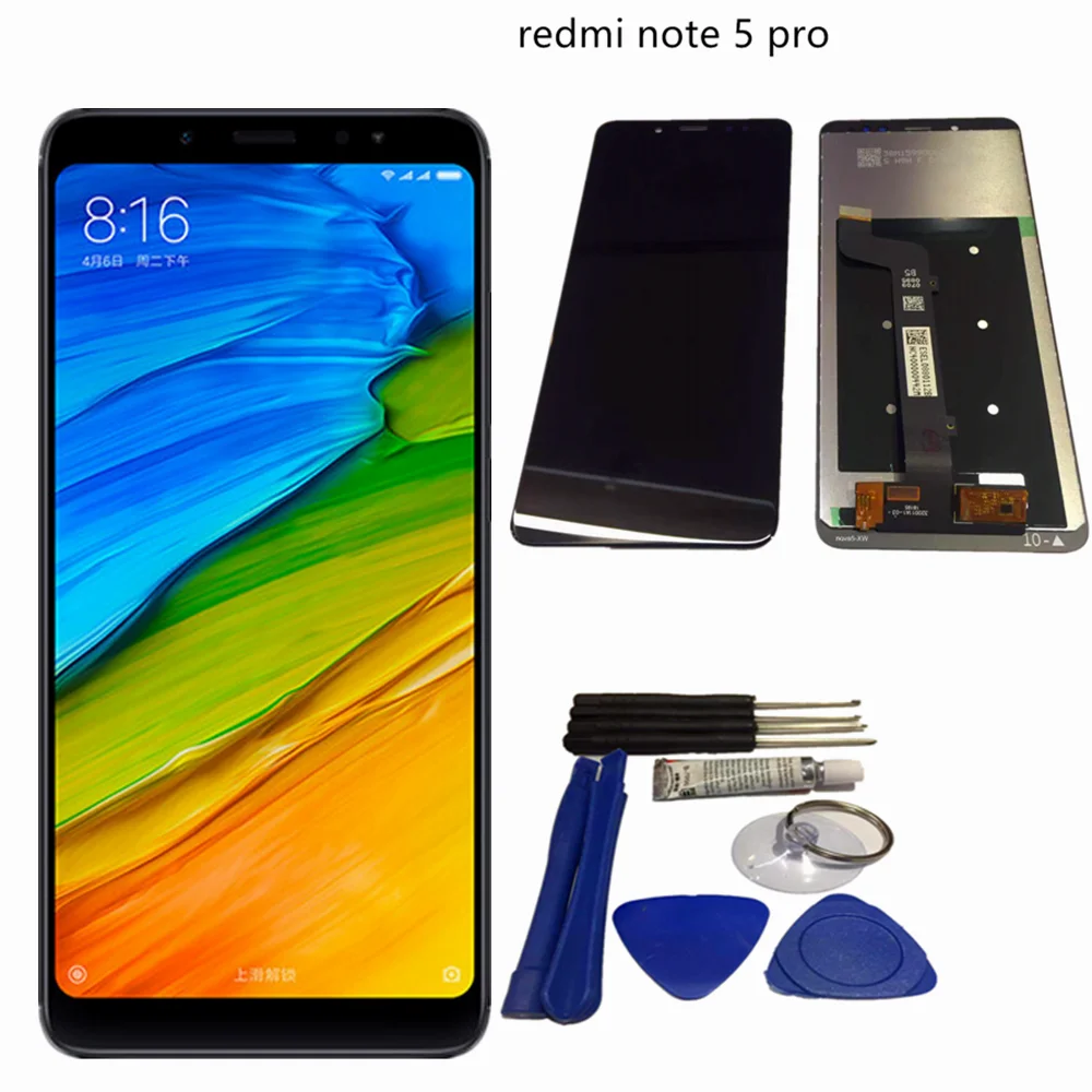 Оригинальный ЖК-дисплей для RedMi Note 5 кодирующий преобразователь сенсорного