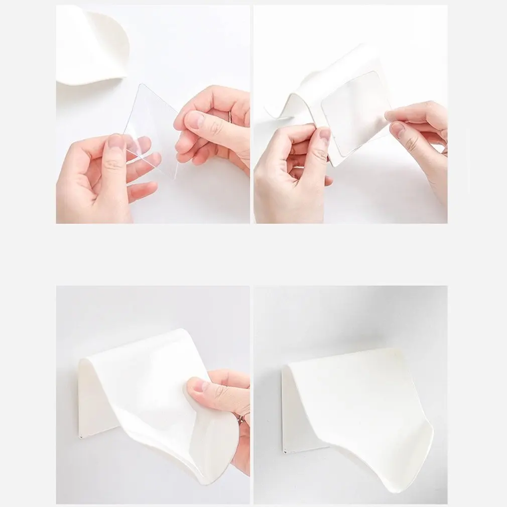 Держатель для мыла и губки в ванную комнату настенный стеллаж хранения подвесная