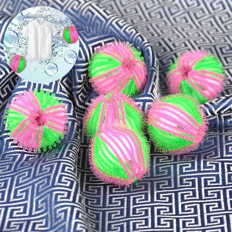 

6pcs Magic Laundry Ball Clothes Personal Care Hair Ball Washing Machine Cleaning Ball Hair Grabs Fuzz Washing Ball