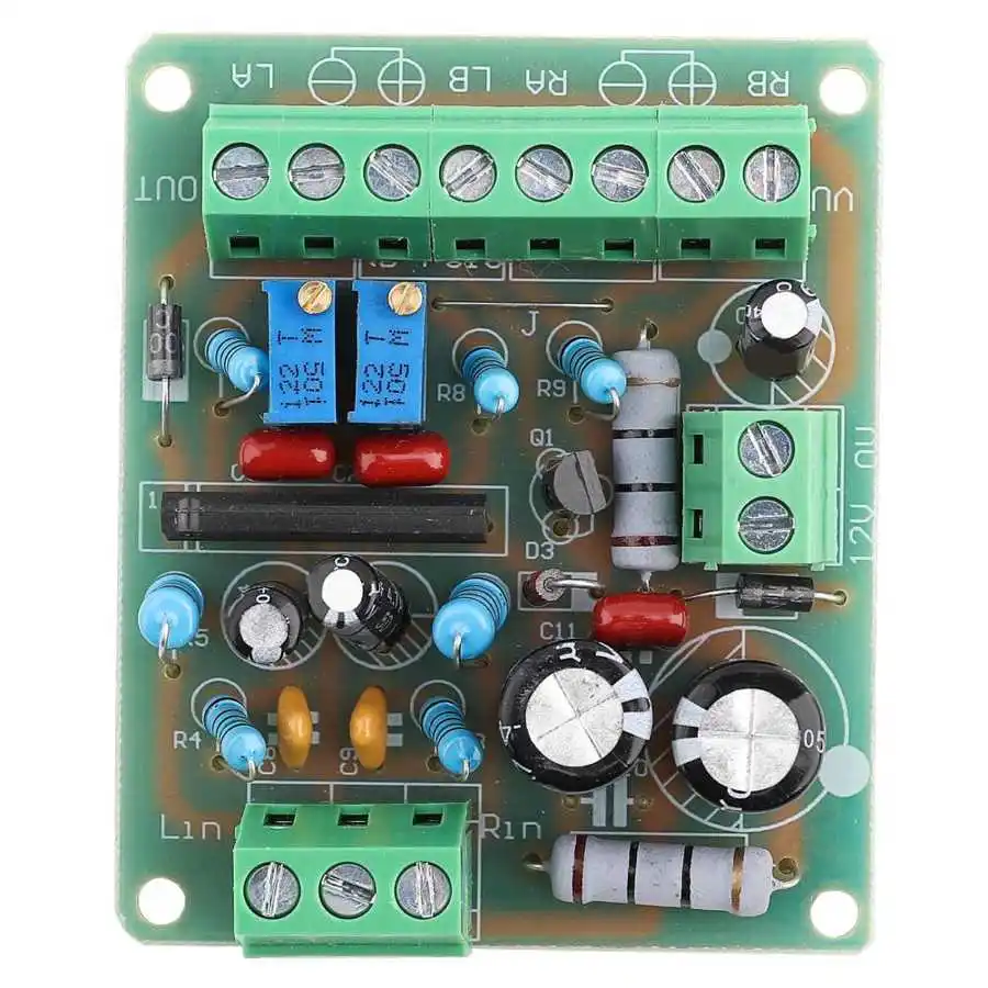 TA7318P DC 12V усилитель мощности VU Meter драйвер плата DB Аудио Уровень высокого