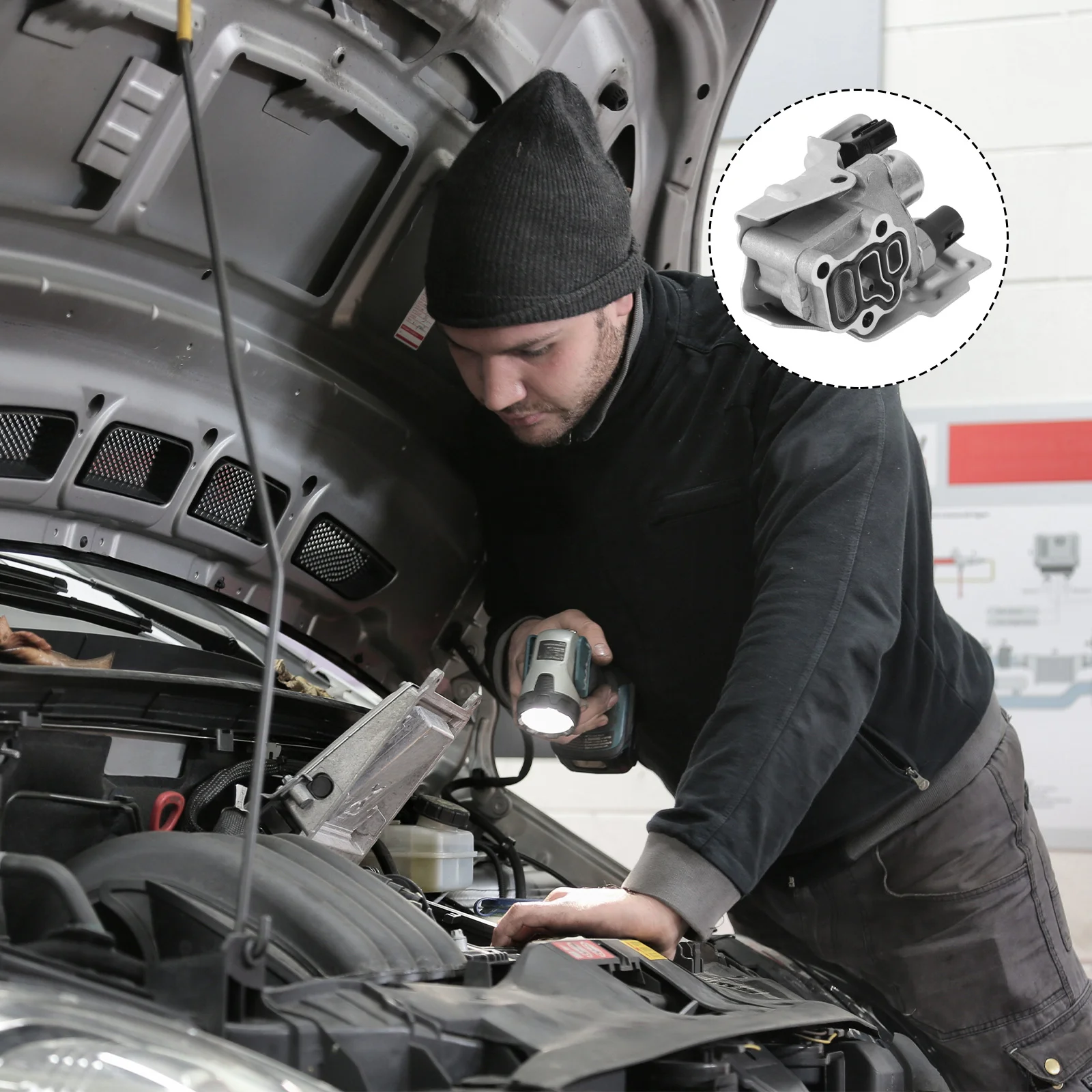 

1 Set of Professional Electric Aluminum Alloy Solenoid for Oil Control