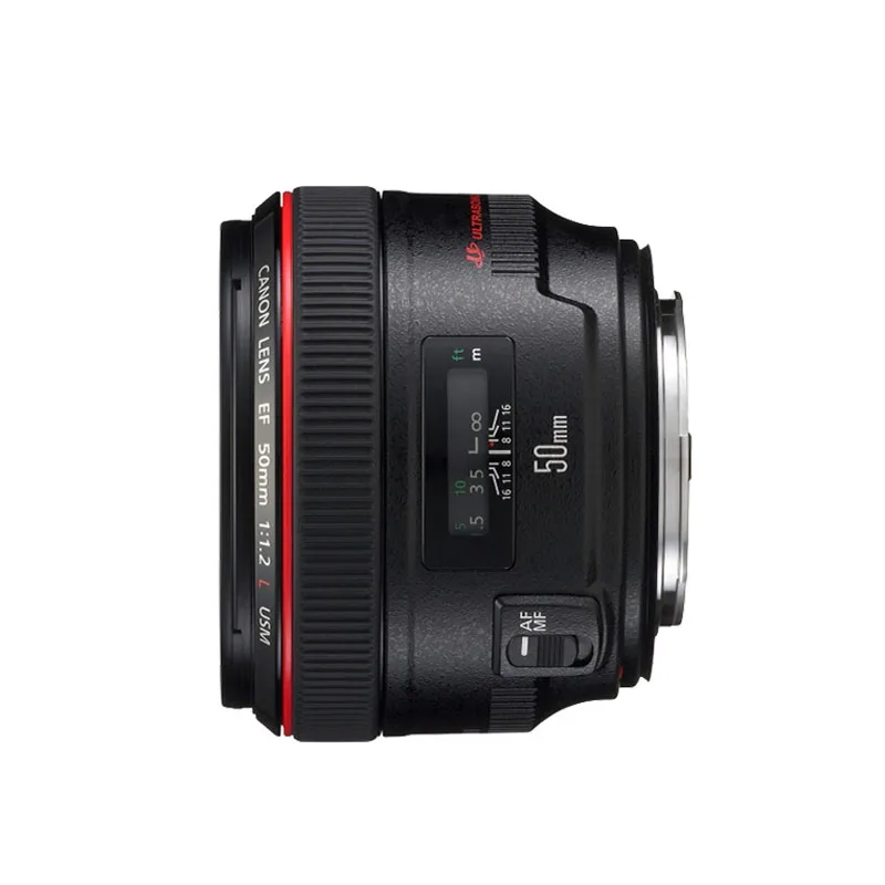 Бывший в употреблении Canon EF 50 мм f/1.2L USM SLR объектив цифровой камеры|Объективы для