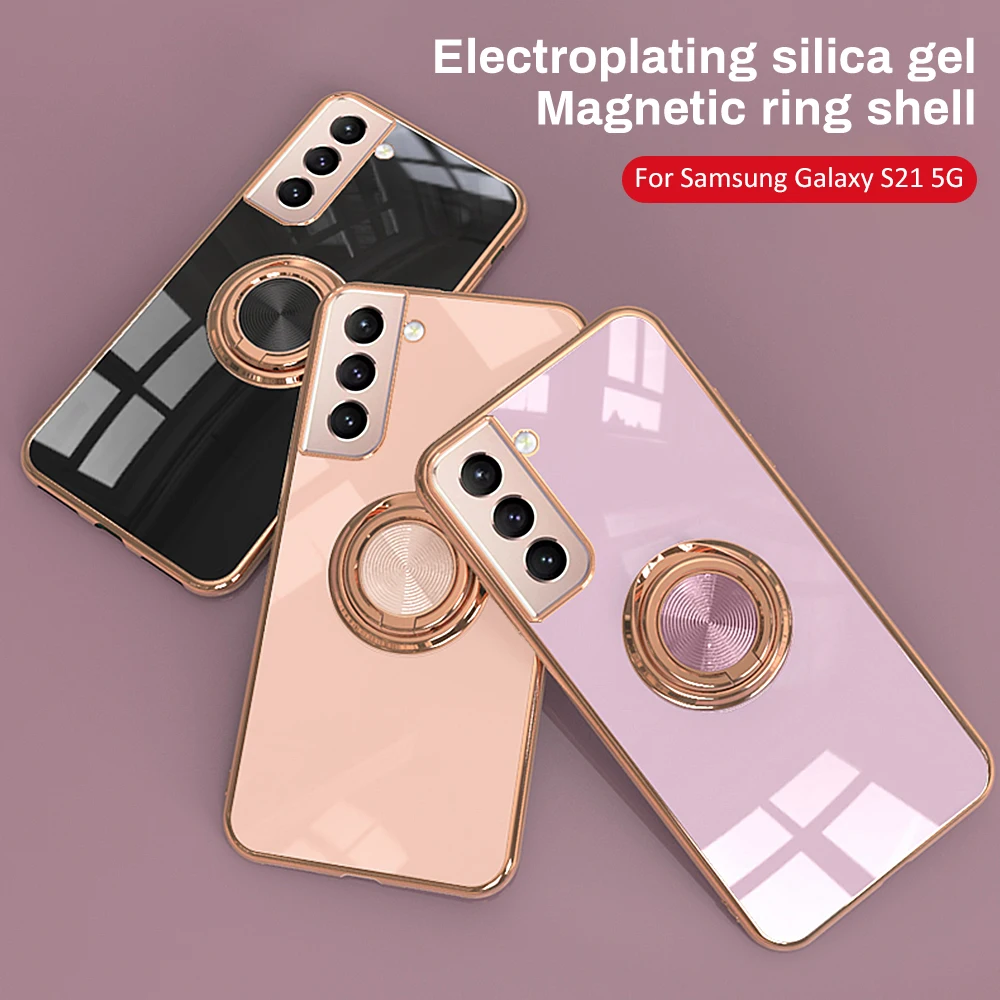 

New Arrival Case for Samung Galaxy S22 S21 Plus Ultra 5G Case Protective Cover galaxy s21+ s21 5g S22 Case Magnetic Ring Shell