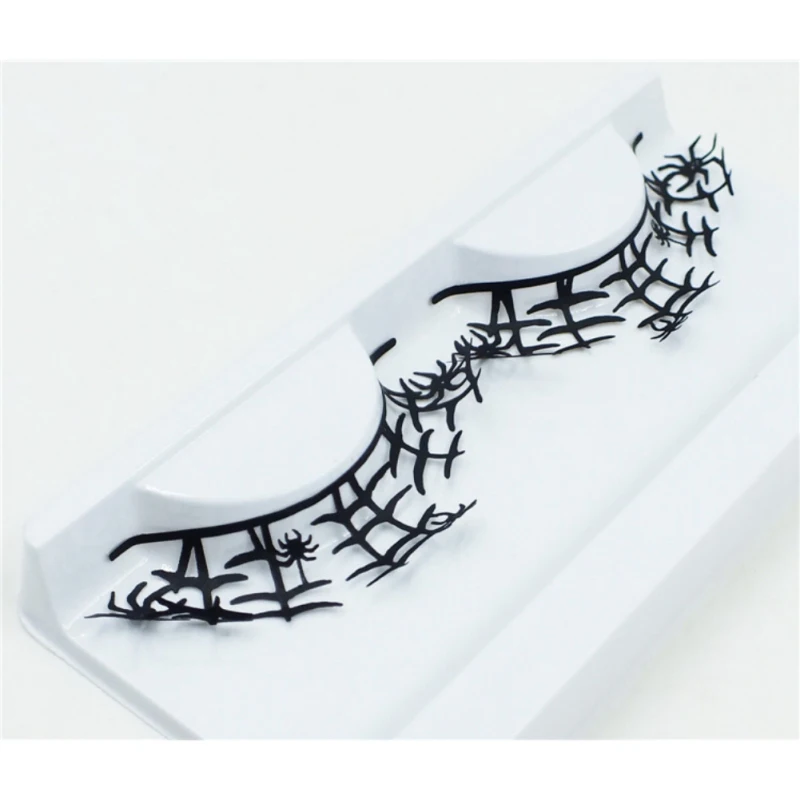 1 пара Накладные ресницы ручной работы в форме бабочки птицы паука