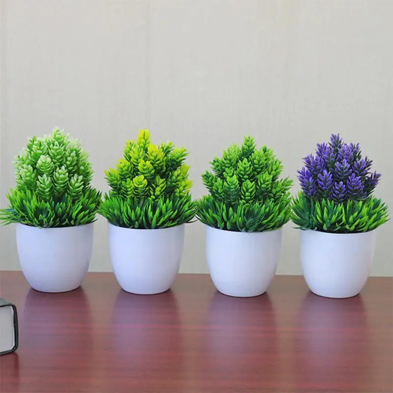 Искусственное растение в горшке Luo Hansong красивое сосновое бонсай искусственное