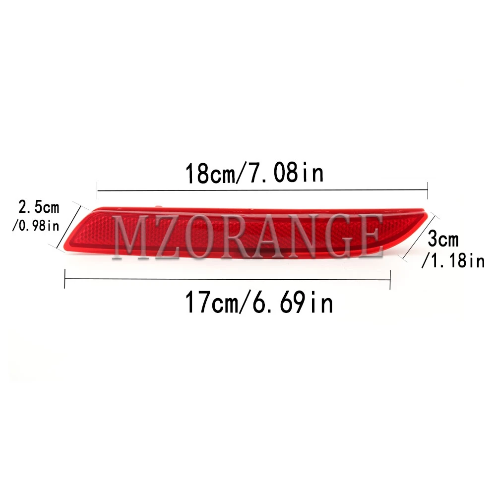 Светодиодный задний бампер отражатель светильник для Honda JAZZ Fit 2010 2013 CRZ CRV Acura TSX
