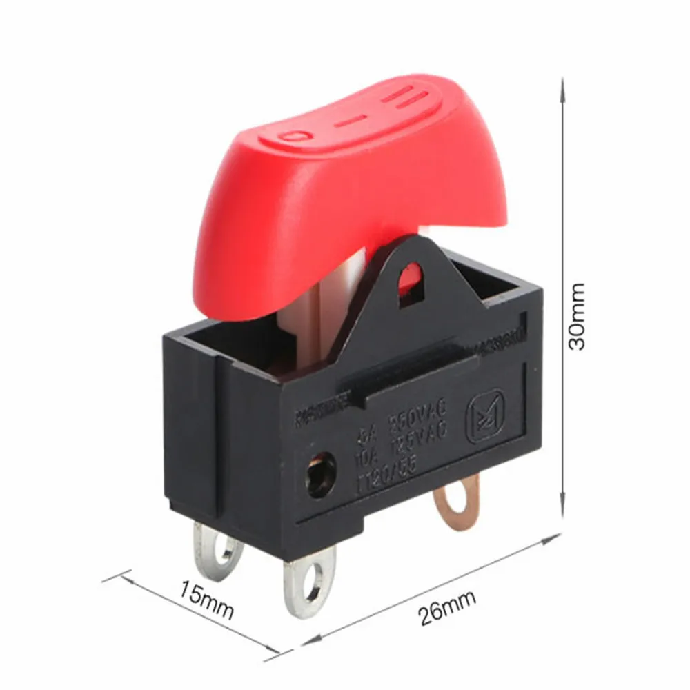 1pcs Kcd15-103 / T Blower Switch Rocker 3-position Ship Type Button | Обустройство дома