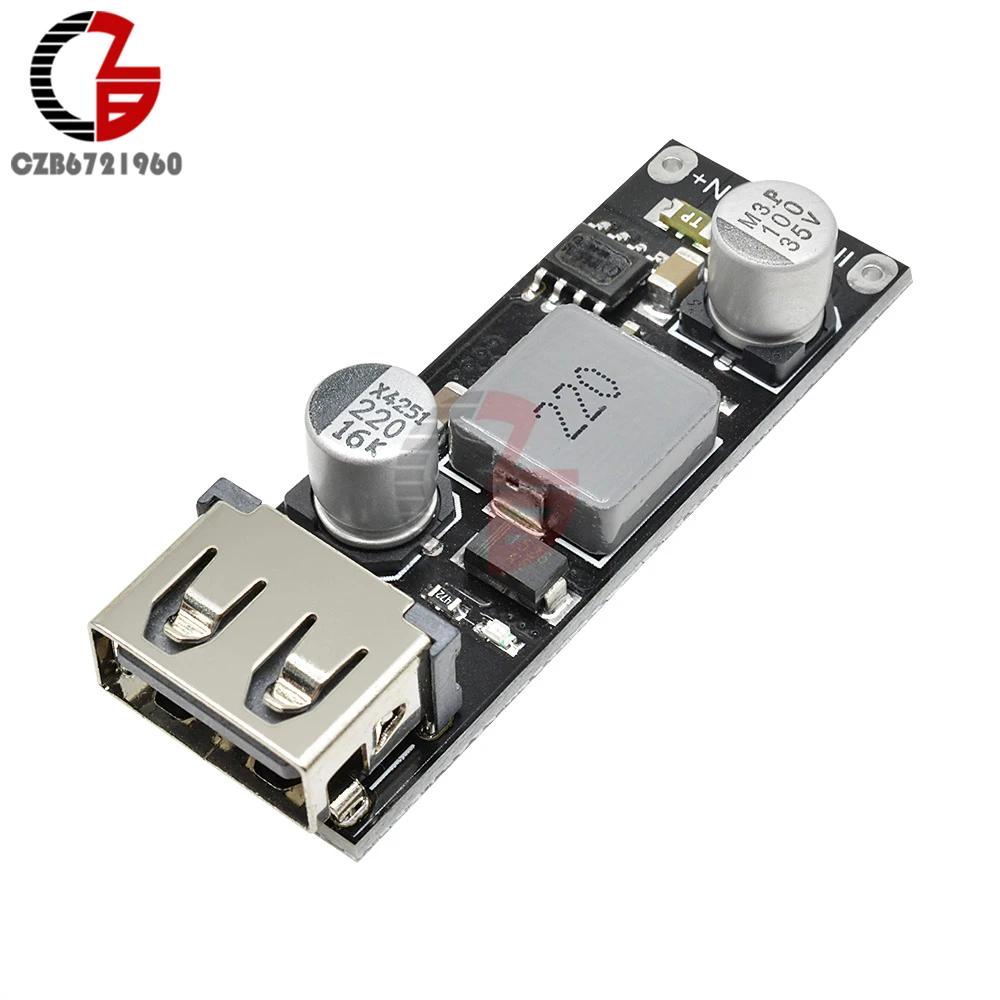 Автомобильное зарядное устройство USB зарядная плата быстрое понижающее с