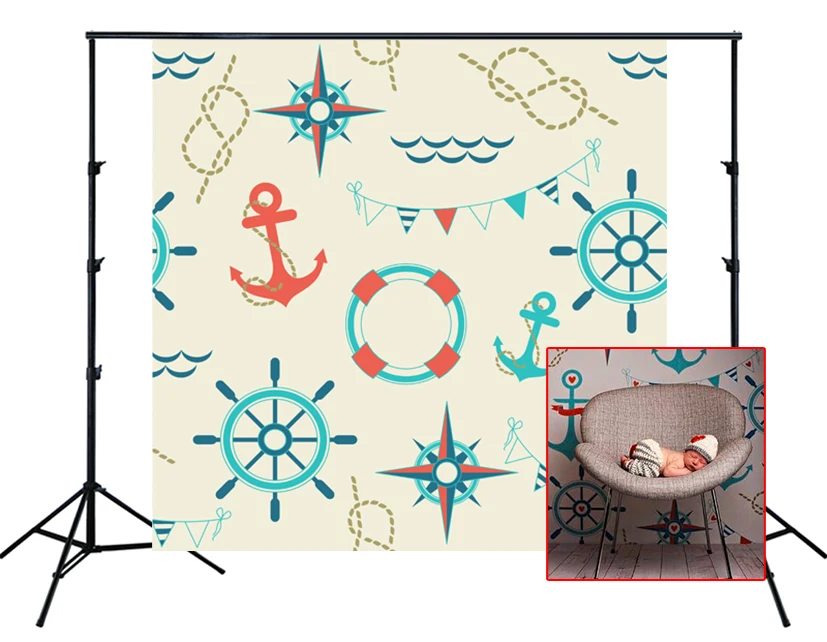 HUAYI фотография фон для новорожденных детей день рождения фотобудка винтажный