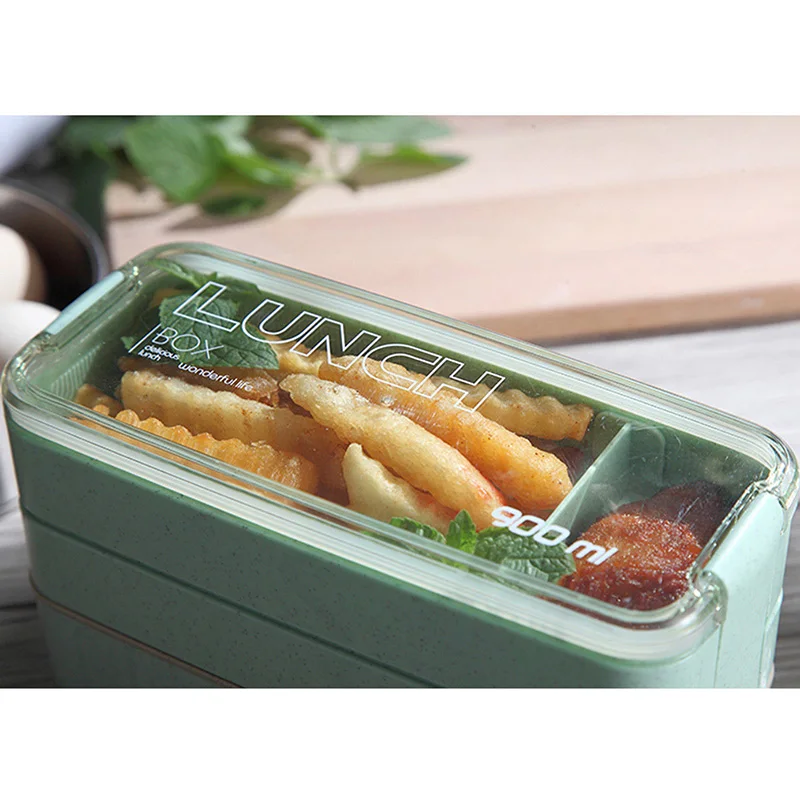 2 3 слоя японский Тонкий Bento Ланчбокс контейнер для еды Bento Ланчбокс с контейнер для ланча мешок микроволновой печи Сейф BPA бесплатно зеленый розовый