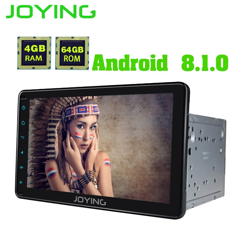 Радуясь Intel 2Din Android 8,1 1080P Автомобильная стерео 8 дюймов 8 ядерный 4G rom интеллектуальная система Navi Радио для Toyota с обратной камерой