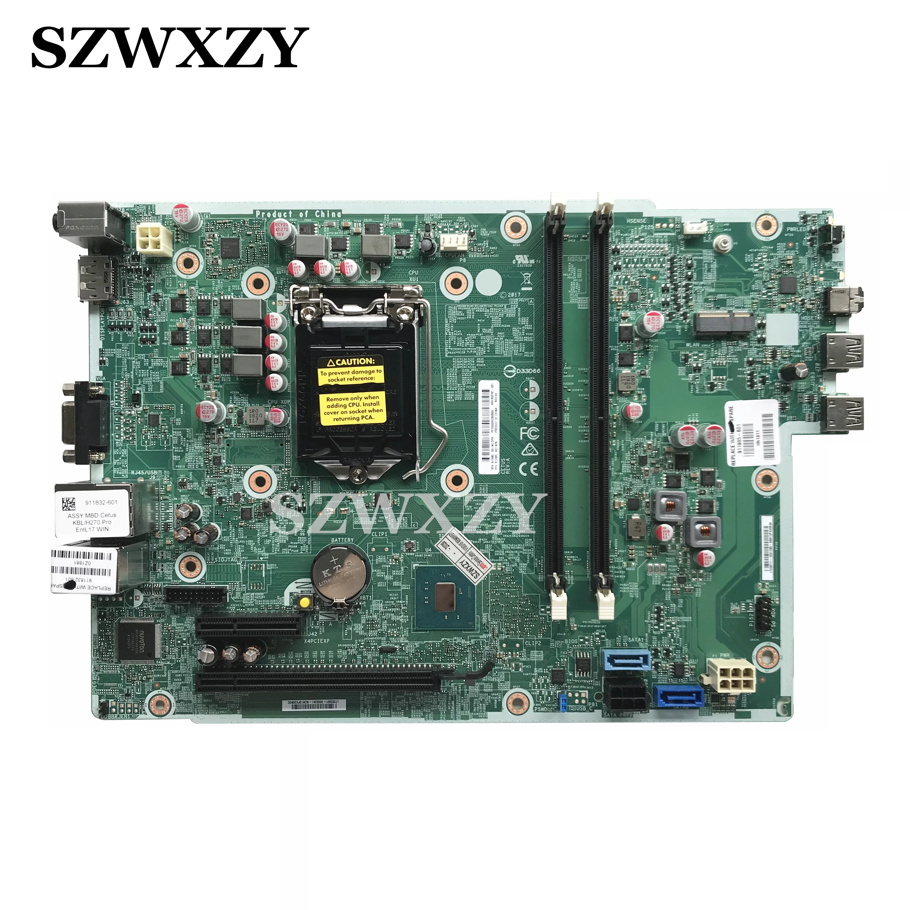 Высококачественная десктопная материнская плата HP ProDesk 400 G4 SFF 911985 001 601 900787 DDR4