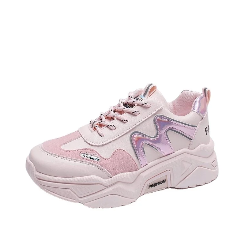 

Women Platform Sports Soles Designer Fashion Mesh Sneakers Breathable Zapatillas Comfortable Mixed Colors Casual Vulcanized Shoe