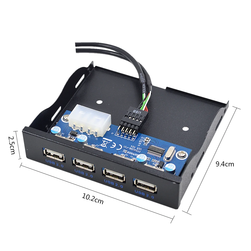 CHIPAL 4 порта USB 2 0 концентратор USB2.0 адаптер PC Передняя панель расширительный