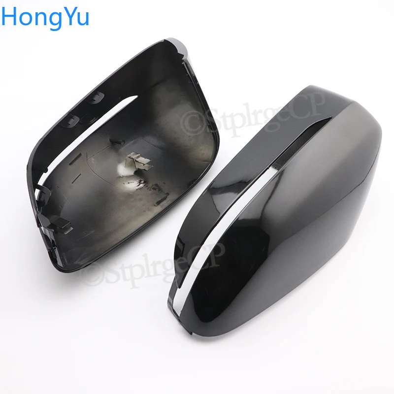

2Pcs Car Bright Black Side Rear View Mirror Cover Replacement For BMW 3 5 6 7 Series G20 G30 G38 G11 G12 GT G32 2016 - 2020