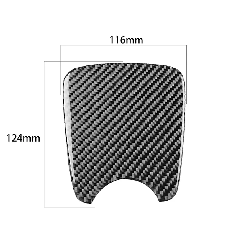 

for Toyota Prius 2012-2015 Carbon Fiber Cup Holder Door Sticker Storage Box Cover Trim Car Accessories,LHD