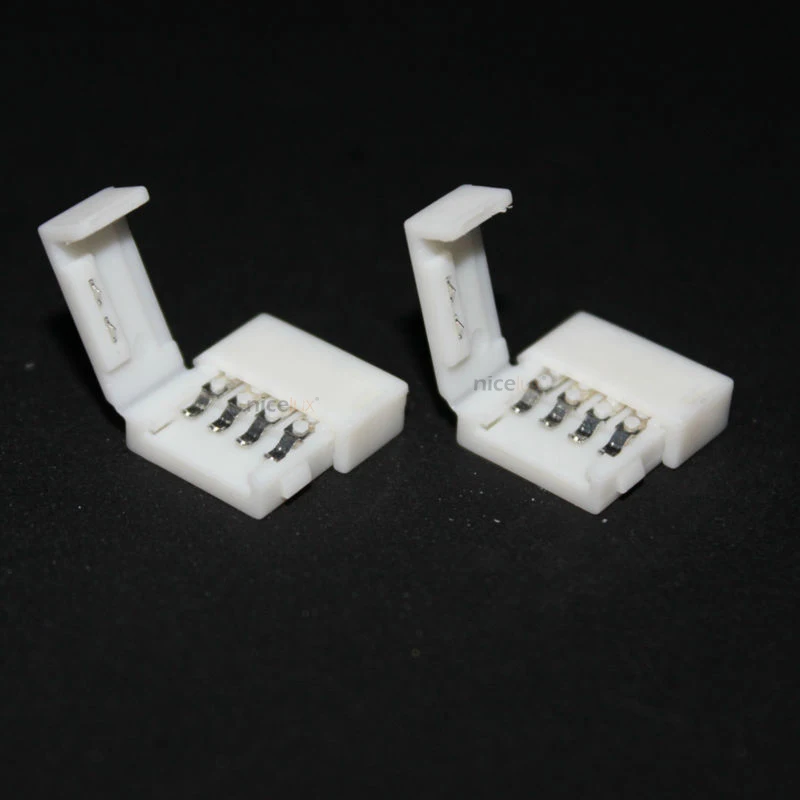 10 шт. коннектор для светодиодной ленты RGB мм 4 pin 5050 5630 среднее соединение