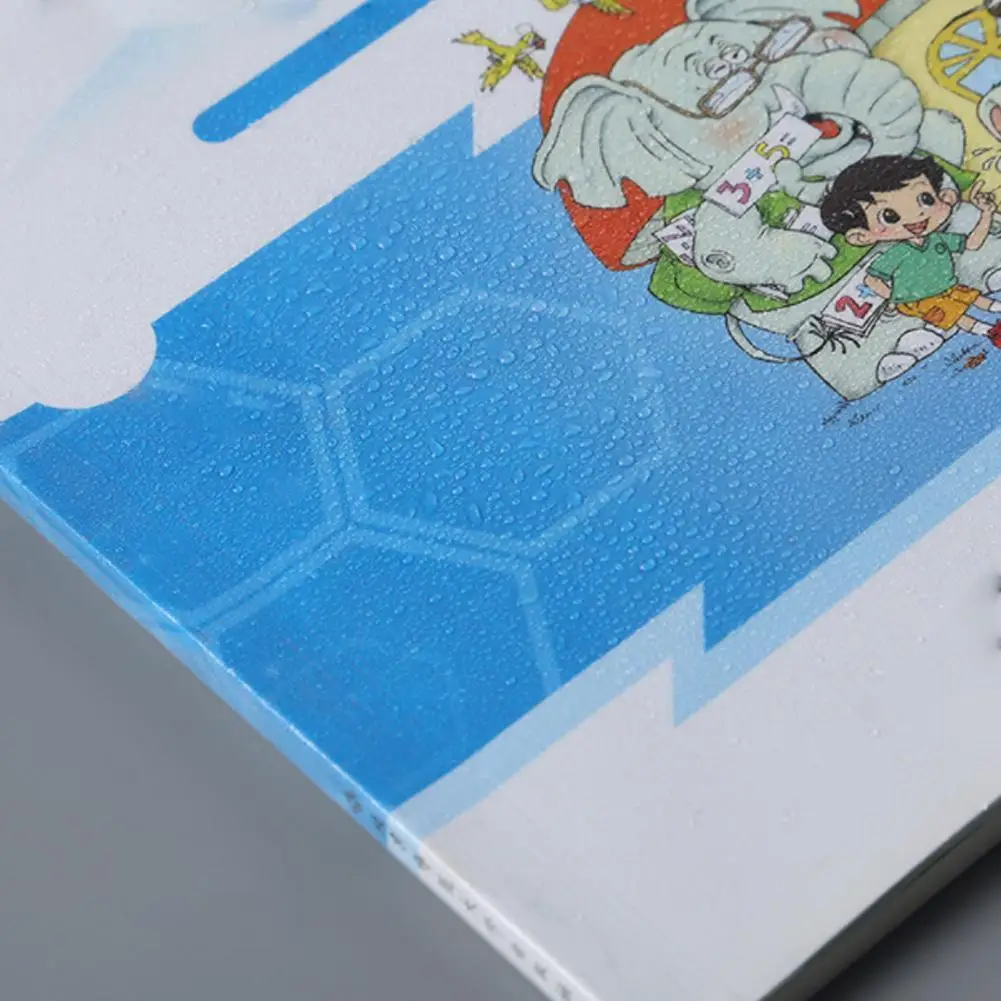 

10pcs/ Pack Transparent Book Cover Waterproof Stain-proof Wrapping Films Notebook Protector Plastic Self-adhesive I4f4