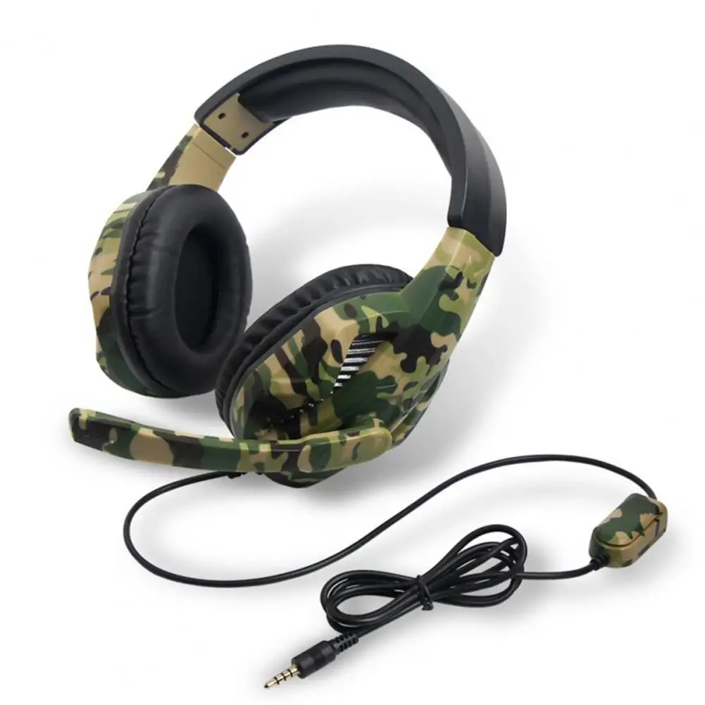 

Headphones Camouflage 3.5mm Wired Stereo Gaming Headphone for PS4