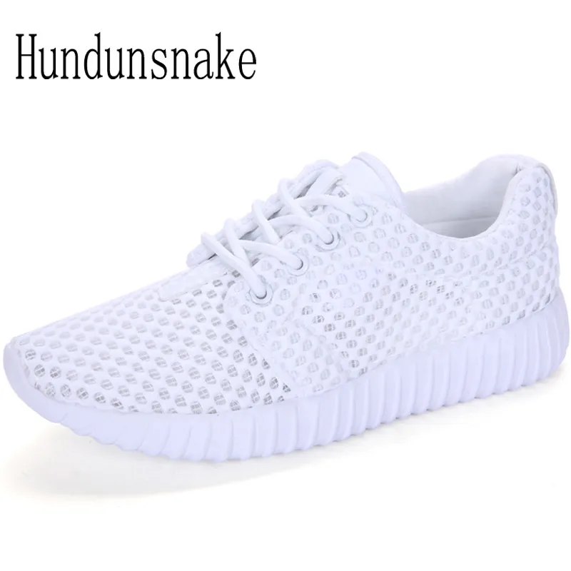 

Hundunsnake Breathable White Sneakers Women 2018 Basket Femme Mesh Running Shoes Ladies Sport Shoes Female Krasovki Gumshoe T455